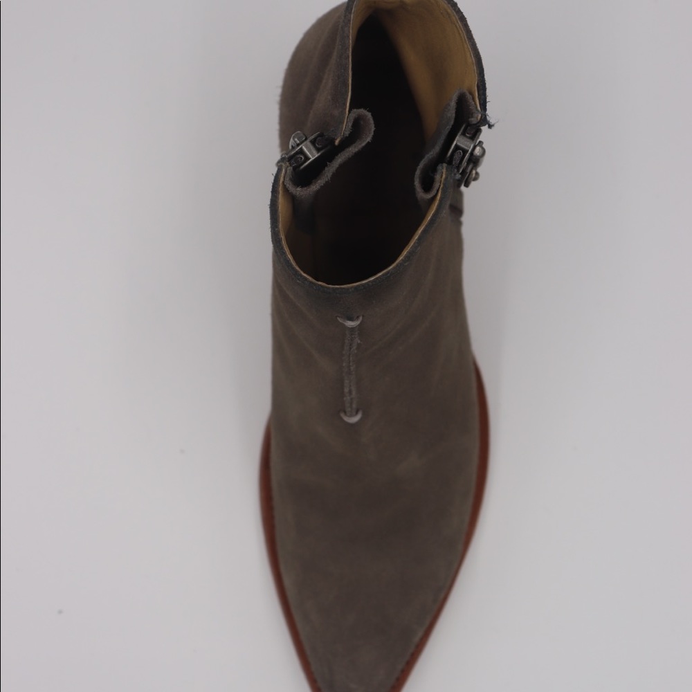 Frye Tan Suede Booties - Picture 8 of 11